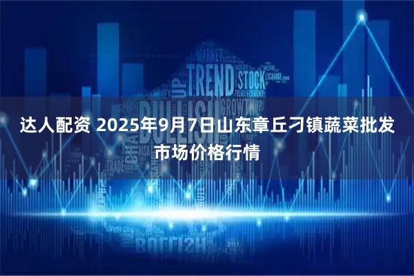 达人配资 2025年9月7日山东章丘刁镇蔬菜批发市场价格行情